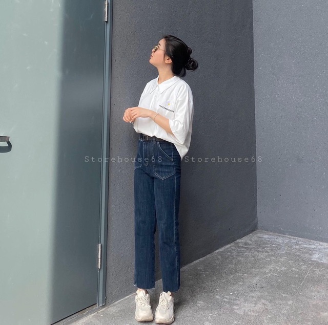 BÁN SỈ QUẦN JEAN SUÔNG ỐNG ĐỨNG TÚI VUÔNG CHO NỮ | BigBuy360 - bigbuy360.vn