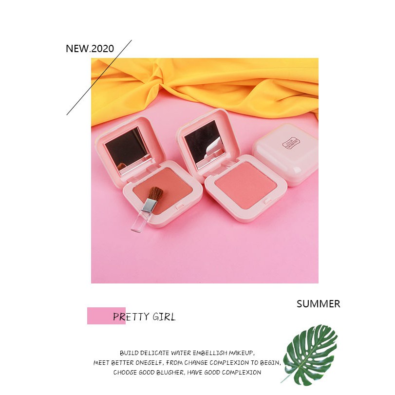 Phấn Má Hồng Đơn Sắc Lameila Blusher Color Geometry  Gốm Vitality Blush