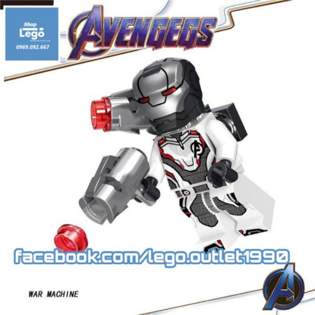 Xếp hình Iron man Captain America MK5 MK1 MK41 MK50 Ant Man Avengers Endgame Lego Minifigures Lele D165 d172
