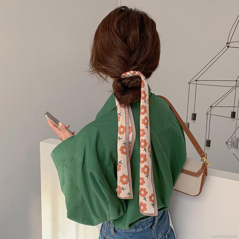 Dây Buộc Tóc Ruy Băng Thắt Nơ Xinh Xắn Cho Nữ