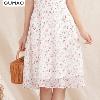 Đầm hoa cổ 2 tầng DA10103 GUMAC