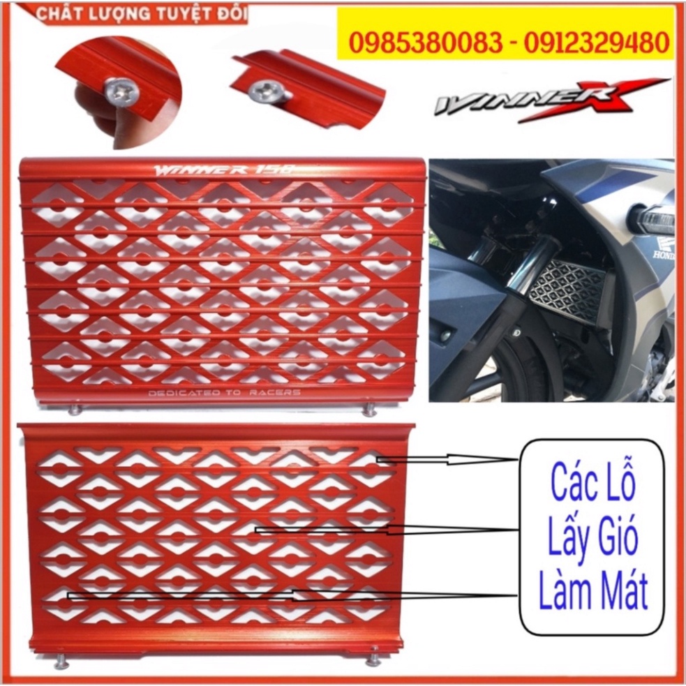 Che Két Nước Nhôm CNC Winner 150 / Winner X - Che Két Nước Winner 150 / Winner X Nhôm Chính Hãng Ảnh thật Sp