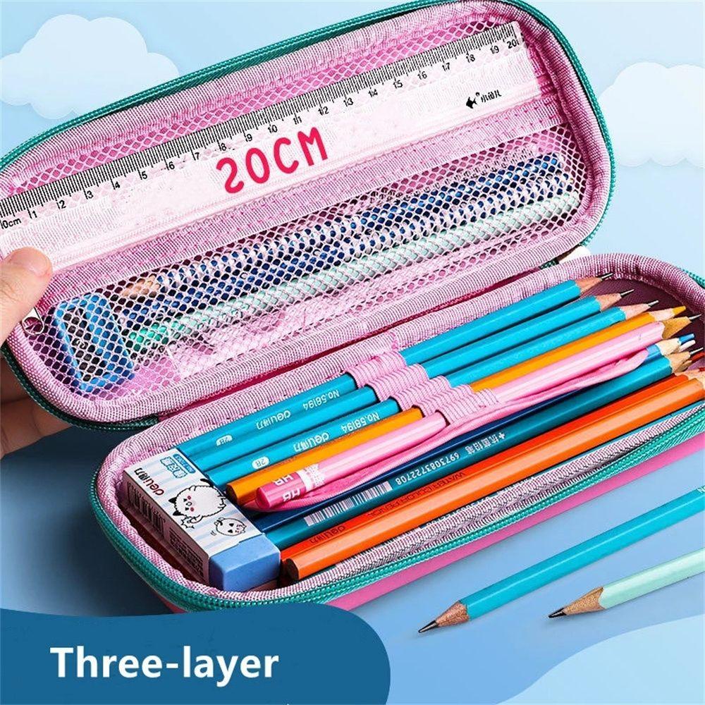 Hộp Đựng Bút EVA Hình Động Vật 3D Cho Học Sinh Ốp