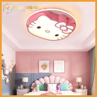 Đèn Ốp Trần - Đèn LED Ốp Trần phòng ngủ cho bé Hello Kitty, 3 chế độ áng sáng HTOT-09