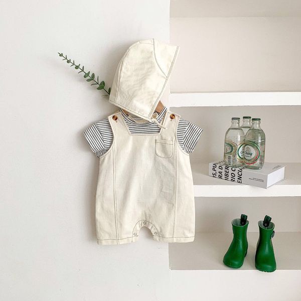 Yếm Bò Yếm Body Kèm Áo Phông Cộc Tay Hàng Xuất Dư Cho Bé MiuMiu Shop