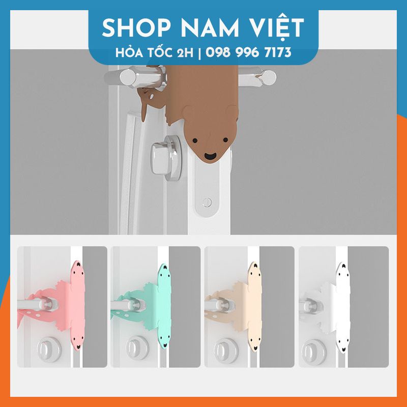 Khóa Chống Ồn Che Chốt Cửa Phòng Ngủ Cho Bé Ngủ Ngon