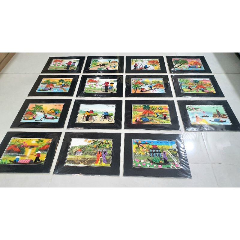 Tranh giấy xoắn lưu niệm