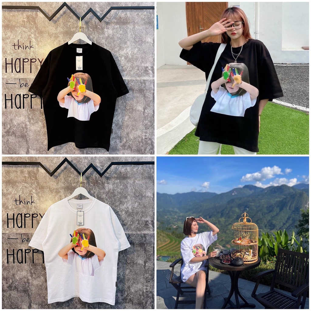 (Tqxk 1:1) Áo thun ADLV TQXK chuẩn  Mẫu mới e này đang hot ADLV BABY FACE SHORT SLEEVE T-SHIRT