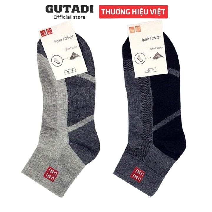 Tất Vớ Nam Nữ UNi Nhật cotton thoáng mát dịu êm, thấm hút mồ hôi tốt lắm hàng loại 1- AQ STORE