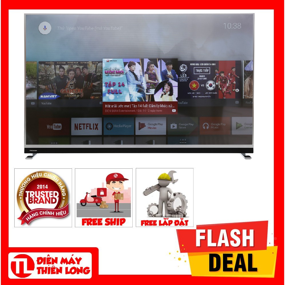 49U9750 - Android Tivi Toshiba 49 inch 49U9750 (SHOP CHỈ BÁN HÀNG TRONG TP HỒ CHÍ MINH)