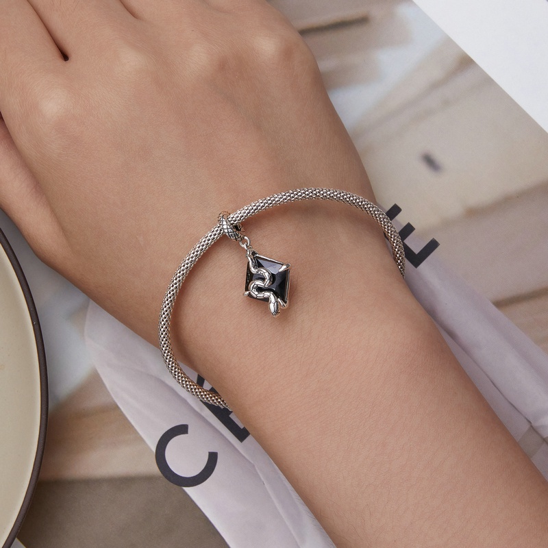 BAMOER Vòng cổ Dạng Chuỗi Rắn Thời Trang DIY