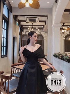 Bigsize Đầm dập li D473