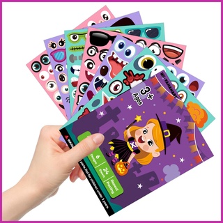 Set 24 Sticker Dán Trang Trí Halloween Cho Bé