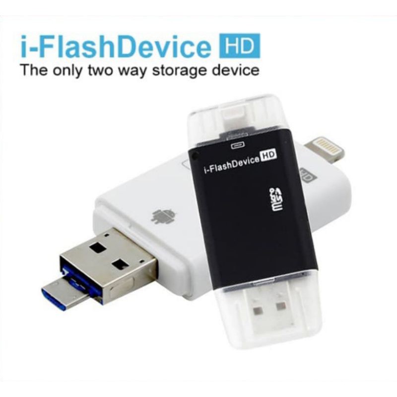 Đầu Đọc Thẻ Nhớ I-Flash Drive Hd Micro Sd Cho Iphone 6 / Ipad / Ipod / Pc / Mac