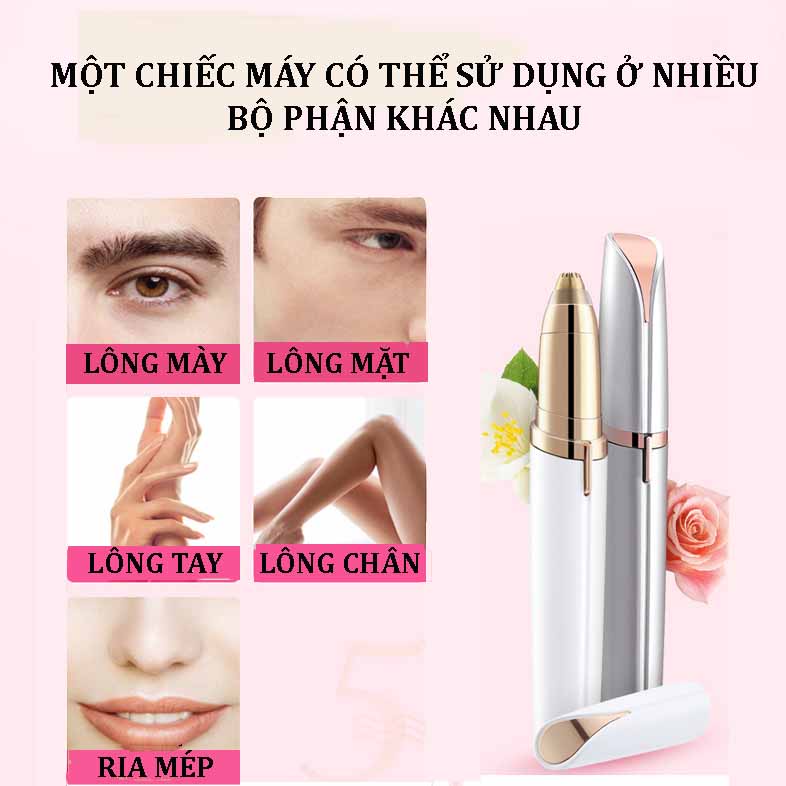 Máy tỉa lông mày Bút tỉa lông mày Máy cạo lông mini đa năng Cạo lông tơ mặt ria mép Hình son môi Cạo râu