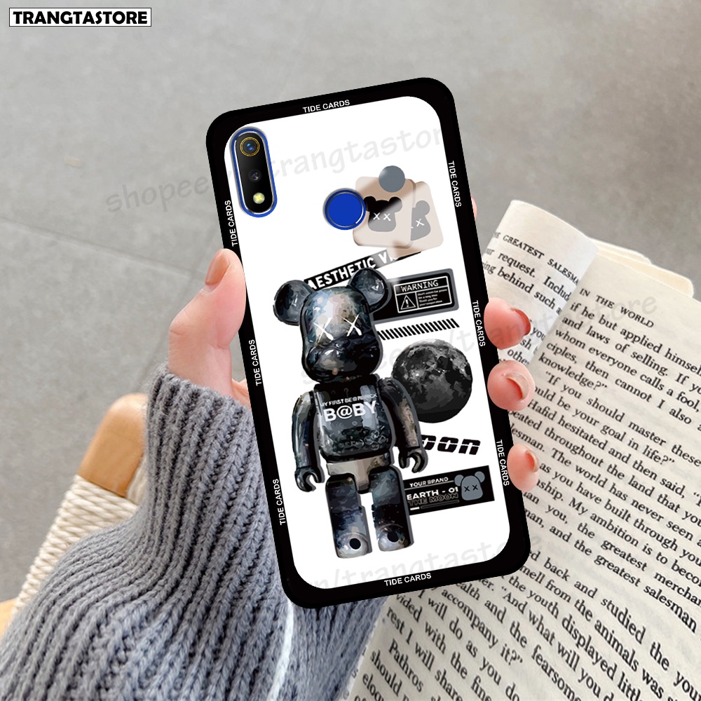 Ốp Realme 3 / 3 Pro in hình gấu Bearbrick,Mountain,xanh,đen,đỏ giá rẻ