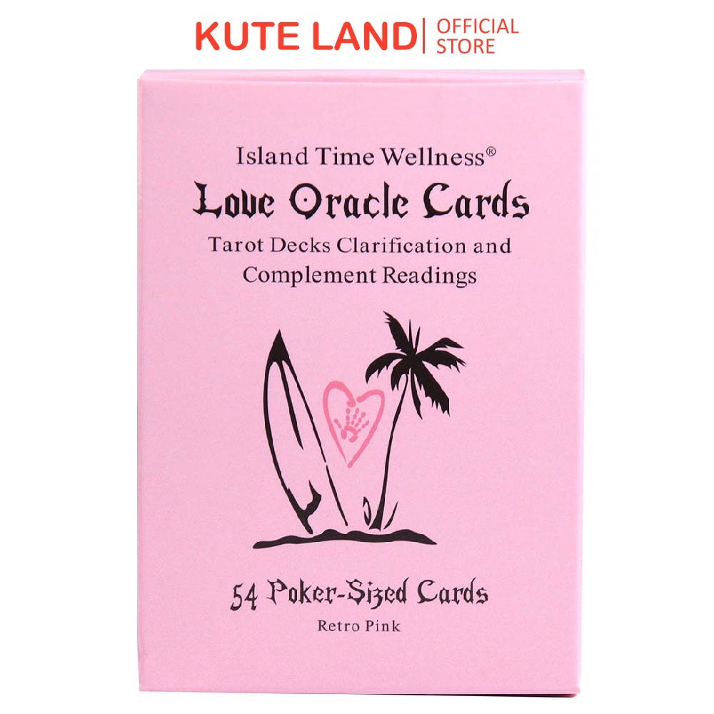 Bộ Bài Retro Pink Island Time Wellness Love Oracle SB26