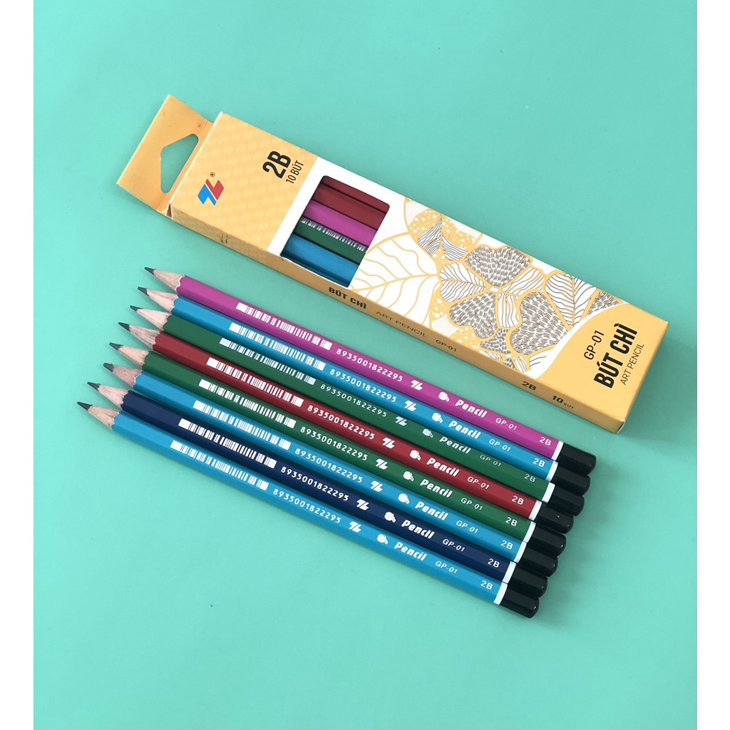 Bút chì 2B Thiên Long các màu GP01 - vpp Quế Anh