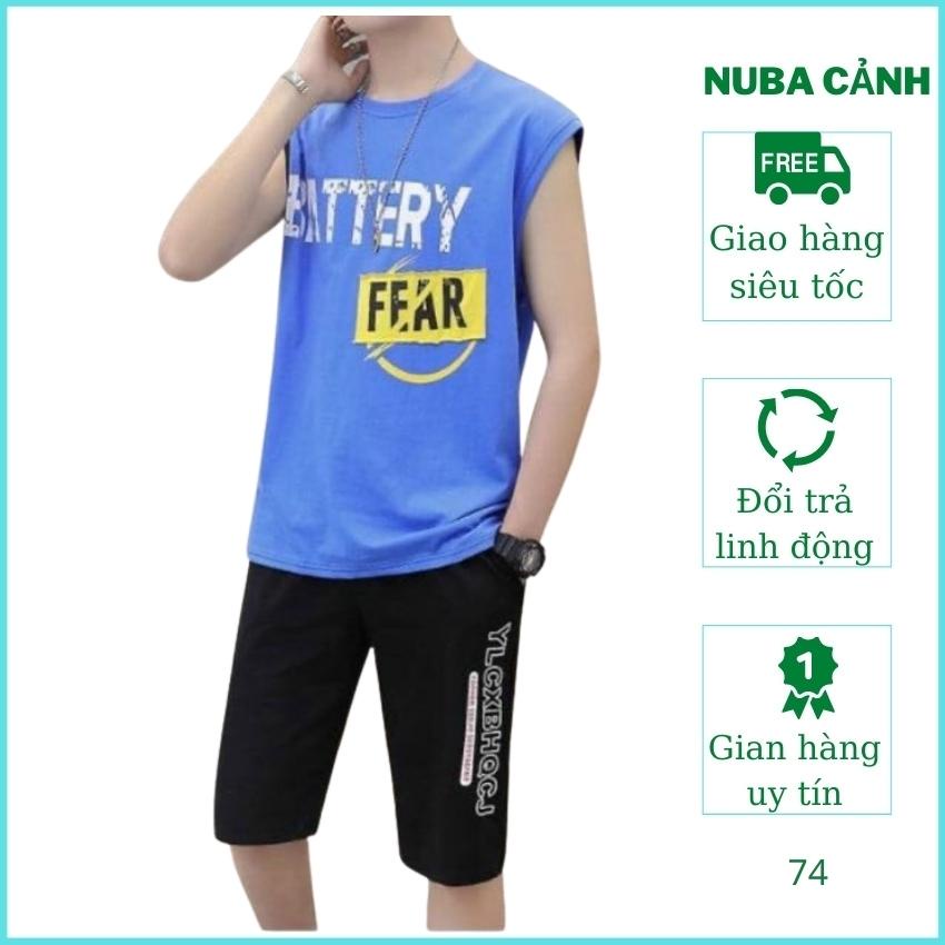 Đồ bộ nam thun thể thao thoáng mát thời trang AT 74