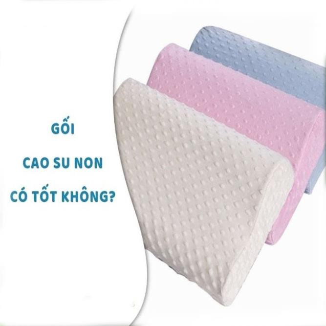 Gối Cao Su Non ZaZa Cao Cấp - Gối Cao Su Chông Ngáy Ngủ, Mềm Mại Cho Giấc Ngủ Êm Ái kích thước 50cm - 30cm