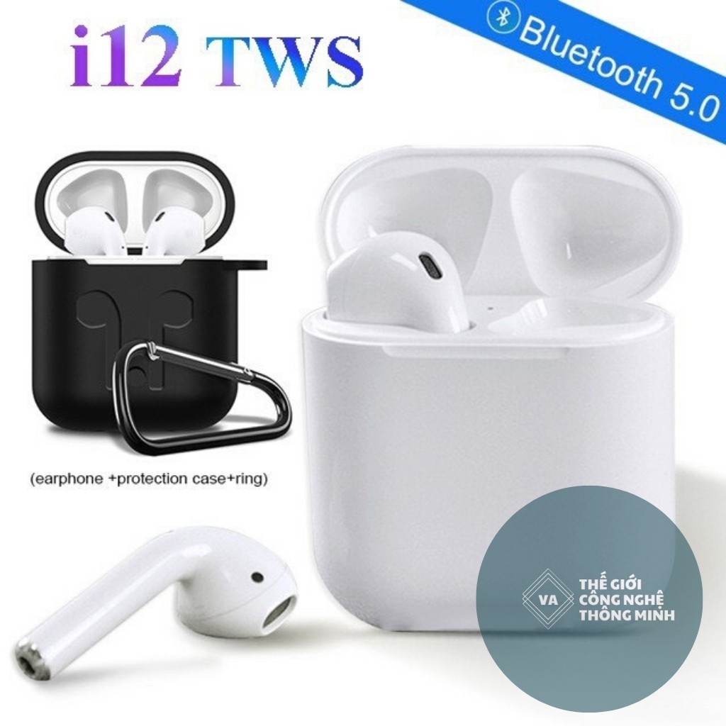 Tai nghe bluetooth i12 TWS cảm biến vân tay không dây thông minh | BigBuy360 - bigbuy360.vn
