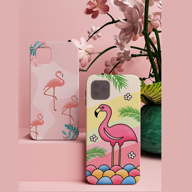 Ốp VSMART Joy/Star/Active/Live/Bee/Aris | 5/4/3/2/1/Plus/pro |Vỏ lưng điện thoại Vinsmart mẫu hạc hồng cute