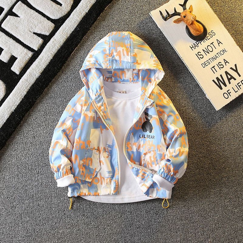 Áo Khoác Có Mũ Trùm Thời Trang Mới 2022 Dễ Phối Đồ Cho Bé Trai