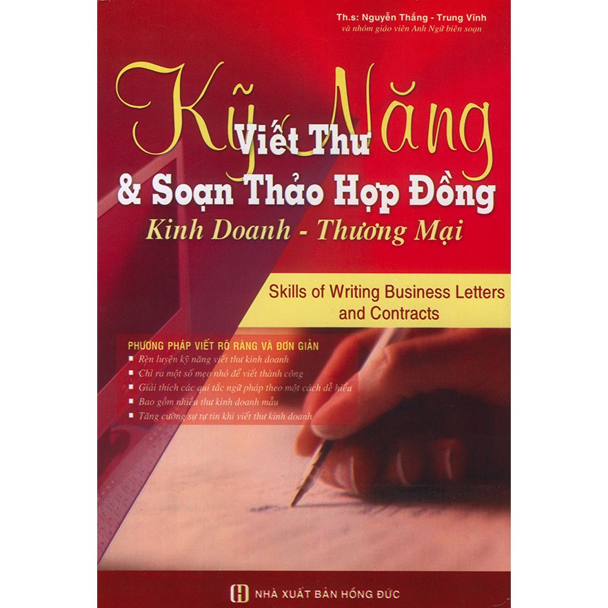 Sách - Kỹ năng viết thư và soạn thảo hợp đồng kinh doanh – thương mại