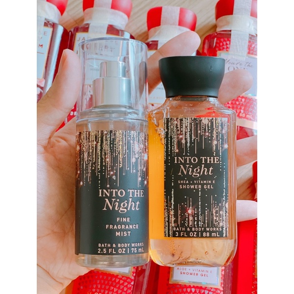 Xịt thơm-Gel Tắm - Lotion𝗜𝗡𝗧𝗢 𝗧𝗛𝗘 𝗡𝗜𝗚𝗛𝗧 Body Mist Bath & Body Works full size 236ml và mini sz 75ml< Bill Mỹ> | BigBuy360 - bigbuy360.vn