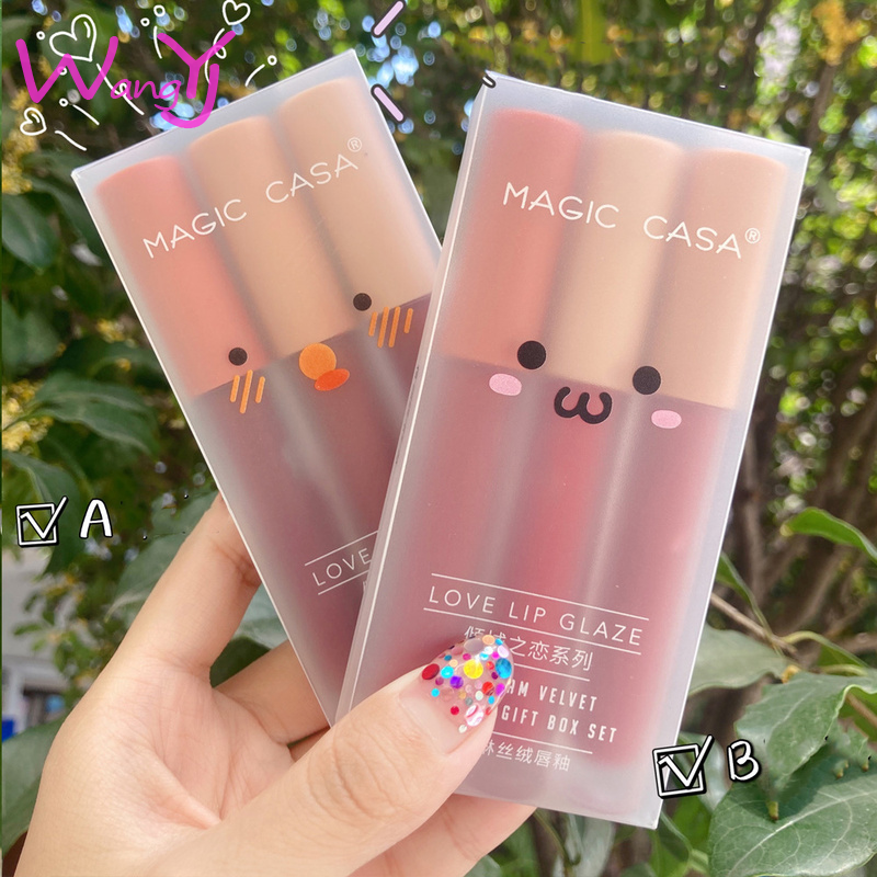 [Hàng mới về] Set 3 Thỏi Son Kem Magic Casa Tông Nhung Lì | BigBuy360 - bigbuy360.vn