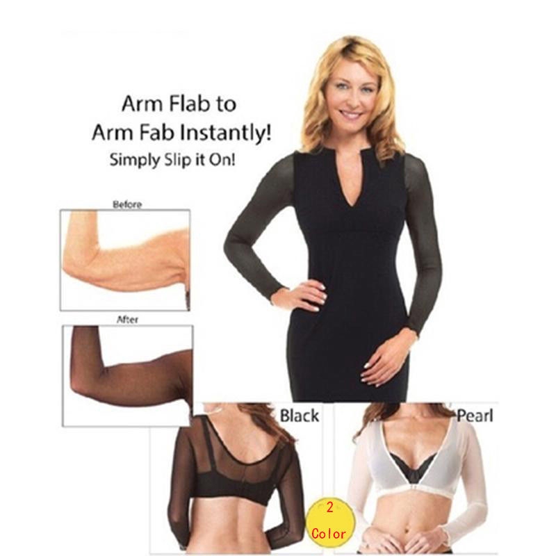 Áo Khoác Lưới Spandex Không Đường May Định Hình Cánh Tay Kiểm Soát Cân Bằng Thời Trang Quyến Rũ Cho Nữ Plus Size Spandex