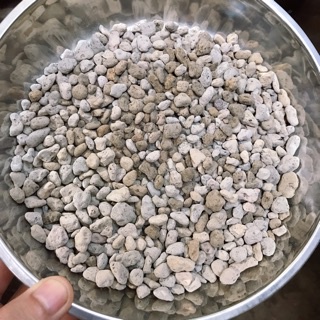 Đá Pumice 3mm-6mm-8mm, đá bọt núi lửa Indonesia, lót chậu, trộn đất trồng sen đá, xương rồng, đá lông vũ, trộn giá thể