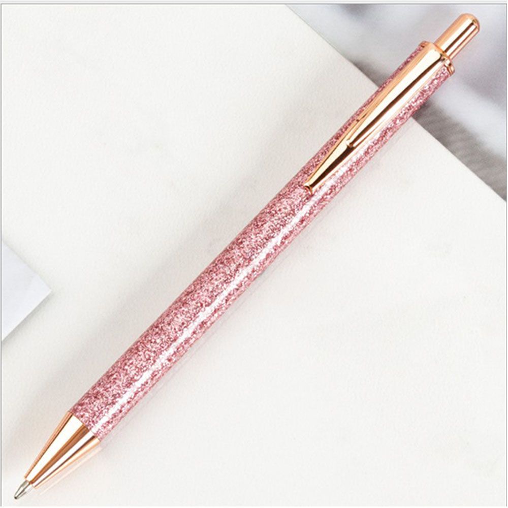 Bút bi bấm kim loại thiết kế sáng tạo cho văn phòng trường học