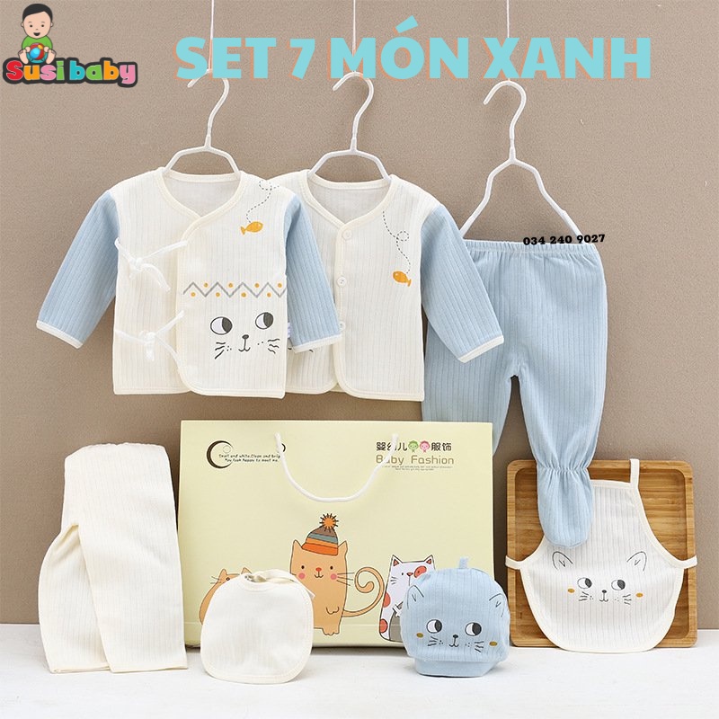 SET SƠ SINH CAO CẤP - QUÀ TẶNG ĐẦY THÁNG - CÓ HỘP KÈM THIỆP CHÚC MỪNG