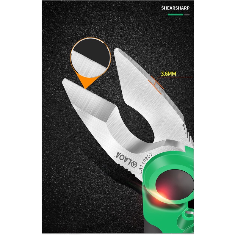Kéo cắt dây cáp 80mm2 LAOA LA119307 chuyên dụng, thép không gỉ 4034, hàng chính hãng
