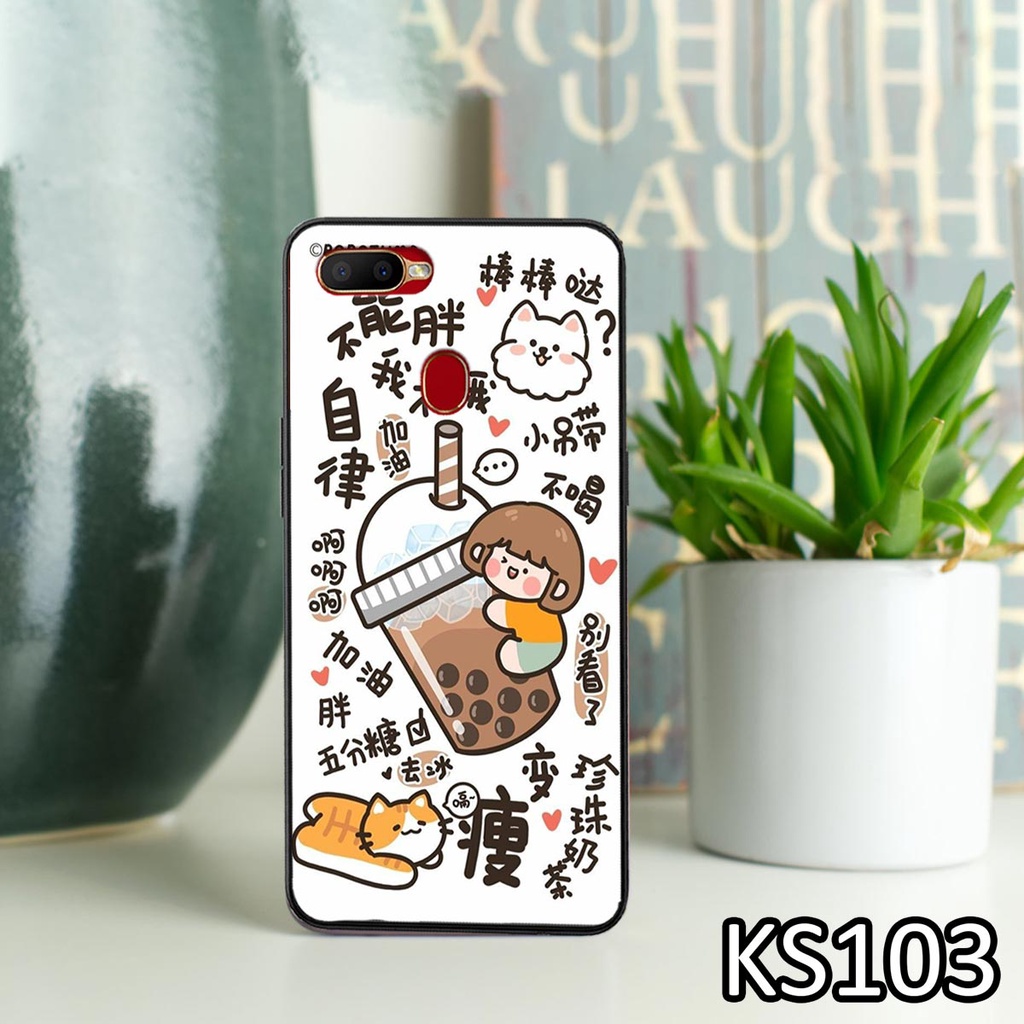 [SIÊU ƯU ĐÃI] Ốp lưng Oppo A1K/A3S/A5S/A7/A12 in hình BÉ TRÀ SỮA siêu đẹp, độc, lạ_KINGSTORE.HN_Ốp lưng điện thoại