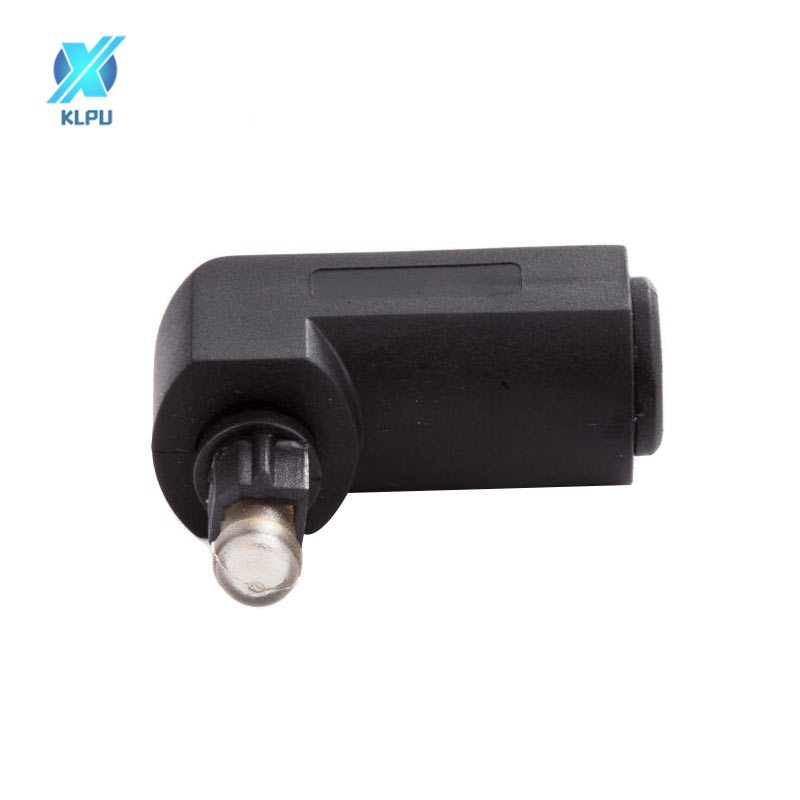 COD# Male to Female Optical Digital Audio Converter Adapter with 90 Degree Right Angle 360 Swivel for Toslink Jack #VN