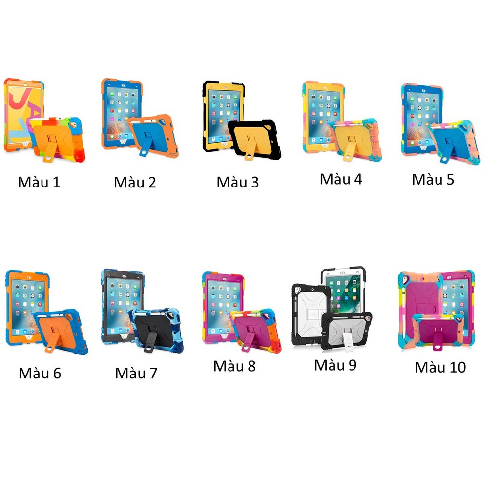 Ốp ipad Gen 7, Gen 8 2020 10.2 inch, Ipad Air 3 / Pro 10.5 Bao Ipad Silicone cao cấp chống sốc, chống bám vân tay | BigBuy360 - bigbuy360.vn