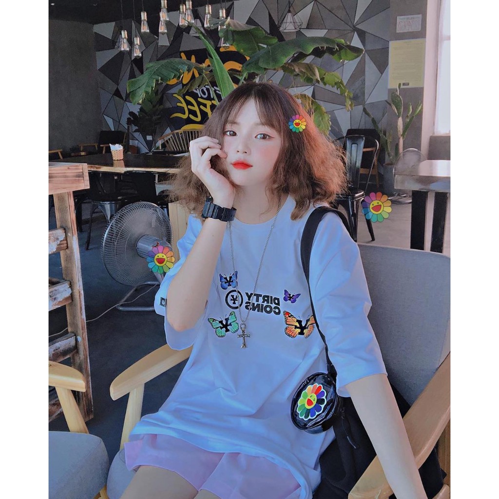 [FULLTAG CHÍNH HÃNG] Áo Thun Unisex DIR.TY-COIN BƯỚM - Thun COTTON 100% | CHUẨN LOCAL BRAND 1:1 l Size 40 - 100 Kg | BigBuy360 - bigbuy360.vn