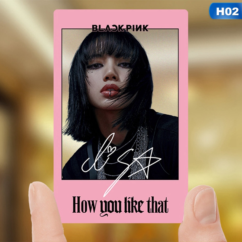 Thẻ ảnh lomo in hình thành viên nhóm nhạc Blackpink tùy chọn