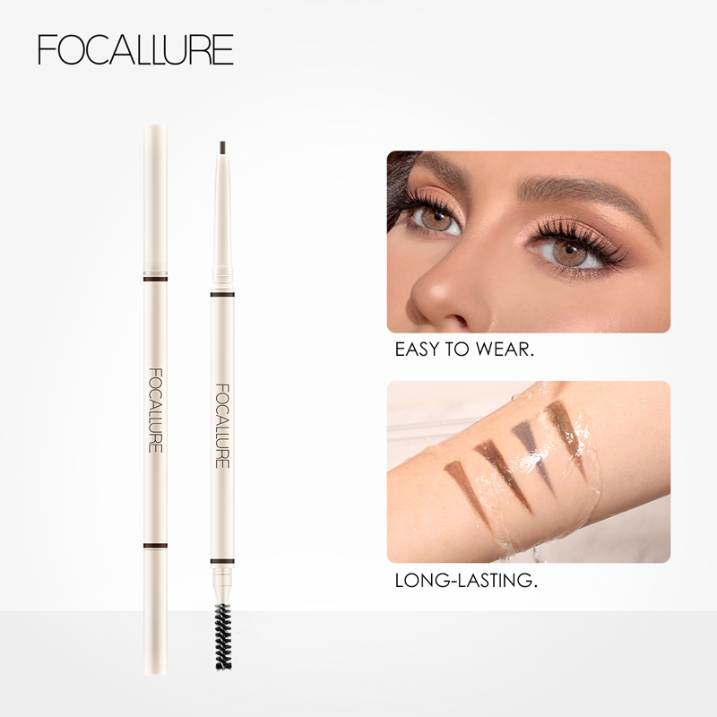 [Hàng mới về] Bút Chì Kẻ Lông Mày Focallure Đầu Tròn Và Tam Giác 4 Màu Tùy Chọn | BigBuy360 - bigbuy360.vn