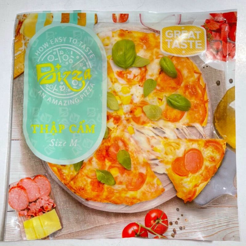 Pizza làm sẵn size 17❤️SHIP HOẢ TỐC HÀ NỘI❤️PIZZA có 3 vị xúc xích, bò bằm, thập cẩm. chỉ việc quay lò vi sóng, áp chảo | BigBuy360 - bigbuy360.vn