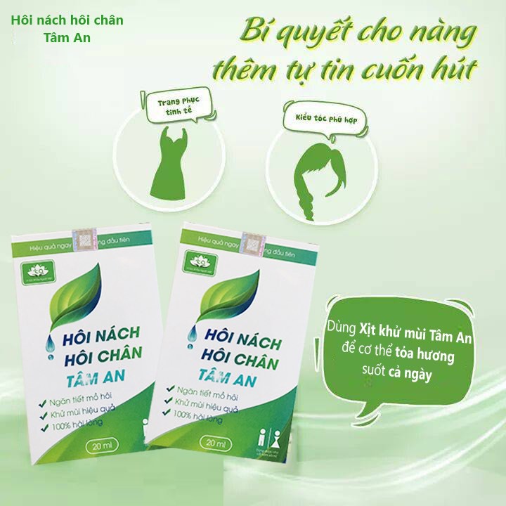 Xịt hôi nách hôi chân Tâm An