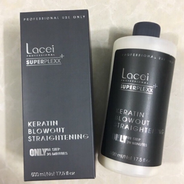 🇻🇳 Duỗi hấp phục hồi tóc hư tổn Keratin Lacei Supperplexx Blowout Straightening 500ml (dùng tại nhà)