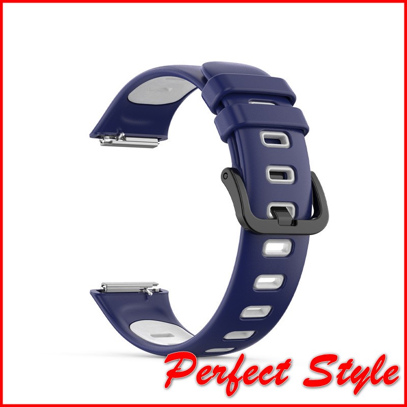 Dây đeo silicon khóa gài 2 màu đẹp mắt Huawei Band 7 Huawei Band7