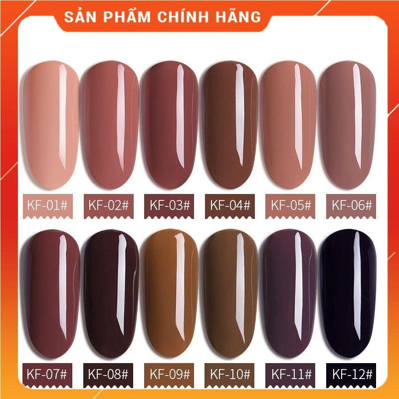 Sơn gel AS màu coffee, sơn gel AS mã KF màu cà phê Thiên Di Nail