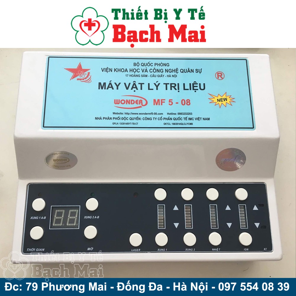 [Y TẾ BẠCH MAI] Máy Vật Lý Trị Liệu Đa Năng Bộ Quốc Phòng WONDER MF-508 NEW