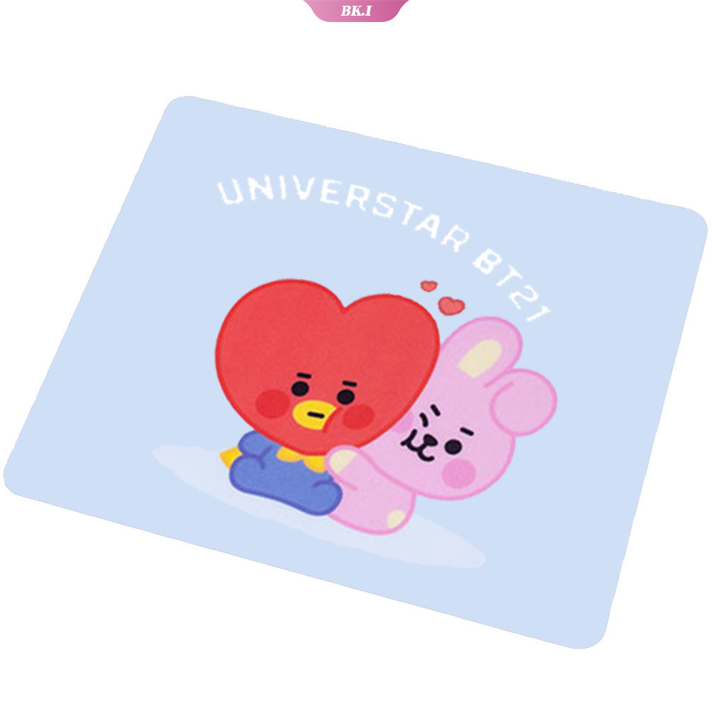 Miếng Lót Chuột Kiểu Hoạt Hình Bts Bt21 Đáng Yêu (Ku2)