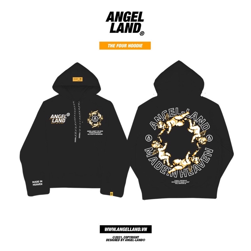Hoddie Angel Land size M 95%