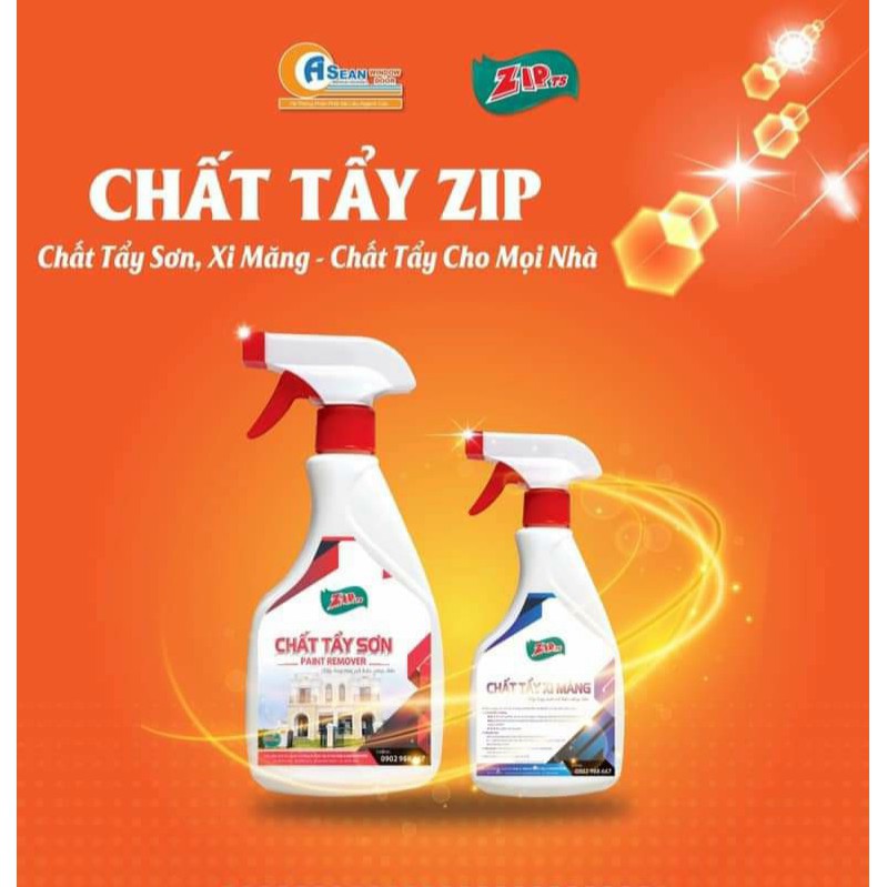 CHẤT TẨY SƠN, XI MĂNG ZIP